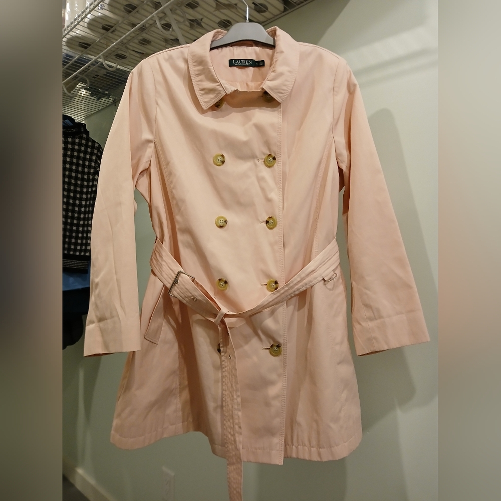 Ralph Lauren Pink Spring Trenchcoat